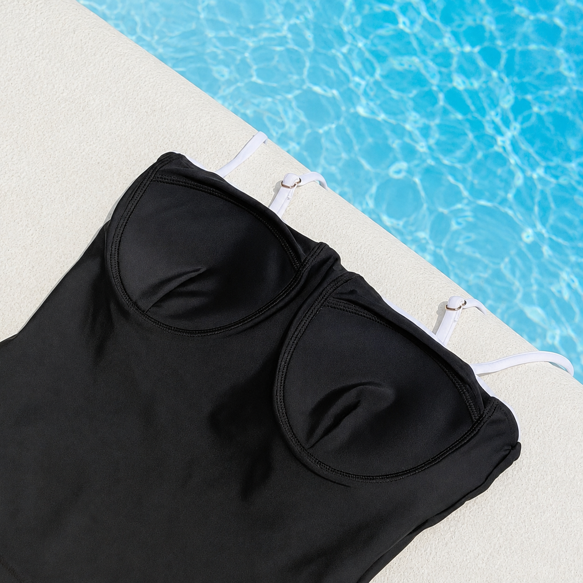 Sierra Top & Capri Skirt Set – Black